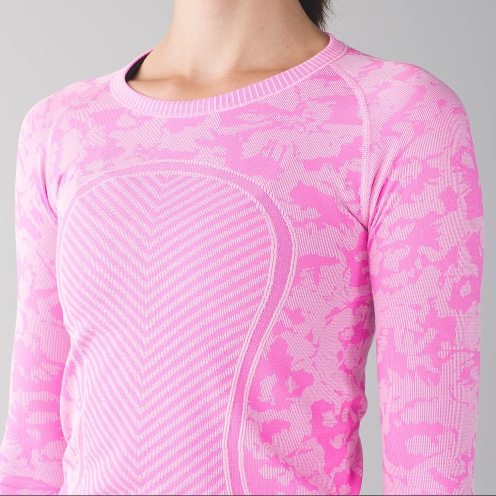 Lululemon Heathered Raspberry Glo Light Swiftly - Picture 11 of 11